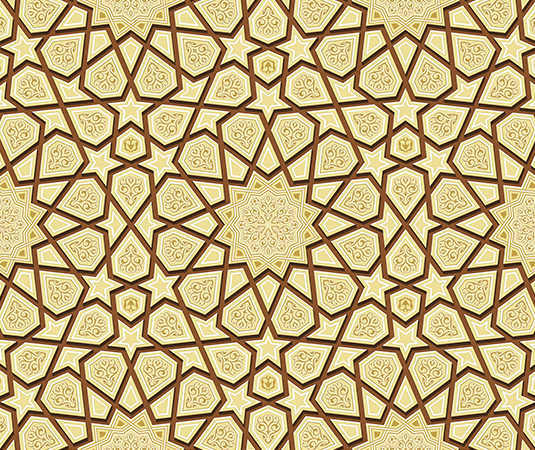 Vánoční orientální ornament